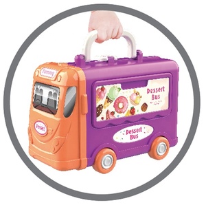 Juego de Juguetes de <span class=keywords><strong>Cocina</strong></span> de Plástico 3 en 1 <span class=keywords><strong>para</strong></span> Niños, 29 Piezas, <span class=keywords><strong>para</strong></span> Simular una Tienda de Postres - Product Image 4