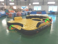 Bateau gonflable de partie de l'eau d'été d'équipement d'île flottante de l'eau extérieure