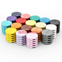BEBRICKS Série de pièces de construction 25269 Tuile ronde 1x1 Quarter Blocs de construction jouet Star Bricks pièce Wars set pour enfants cadeau