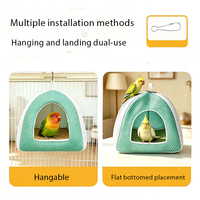 Nid d'oiseau en maille respirante pour perroquet, hamac suspendu d'été, lit de repos pour perruche, agapornis, conure solaire, petits perroquets