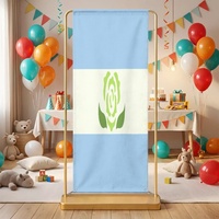 Toile de fond personnalisée arc-en-ciel gay avec motif Achillean, idéale pour la photographie en studio et l'affichage de bannières pour les rassemblements festifs