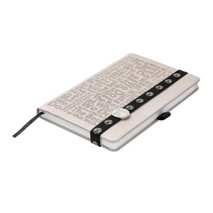 Sổ Tay Bìa Cứng A5 Với Khóa Kim Loại Ban Nhạc Đàn Hồi <span class=keywords><strong>Logo</strong></span> Nổi Nhật Ký Da Nhật Ký Tùy Chỉnh - Product Image 1