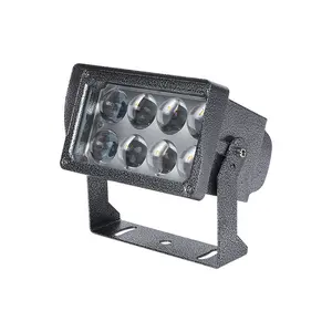 Ángulo de haz de luz estrecho de 24W para arandela de pared de hotel, reflector exterior, luz de jardín, luz de inundación Led de aluminio de 36W para jardín