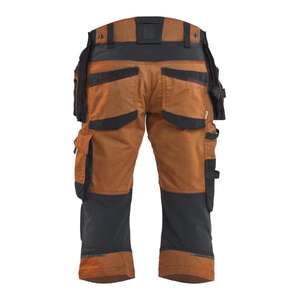 BLAKLADER - 197711494099D108 Durable pirate <b>shorts</b> in two-way <b>stretch</b> Rust/Black - EAN 7330509956427 <b>WORK</b> TROUSERS <b>WORK</b> <b>SHORTS</b> - Product Image 3