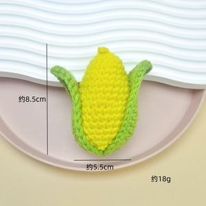 Mini handmade Crochet Amigurumi <span class=keywords><strong>Keychain</strong></span> dệt kim sợi bông Đồ chơi búp bê rau trái cây thực phẩm quà tặng <span class=keywords><strong>Pusheen</strong></span> lấy cảm hứng từ Đan sang trọng - Product Image 6