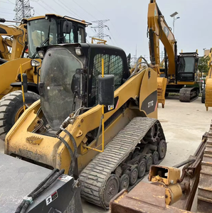 Chargeuse compacte sur pneus CAT 277C d'occasion, Caterpillar, hydraulique, faible nombre d'heures de fonctionnement, bon état, matériel de construction, vente chaude - Product Image 4