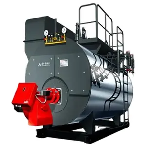 Chinese Henan zhongde automatic horizontal WNS liquid methane gas /kerosene fired industrial steam boiler