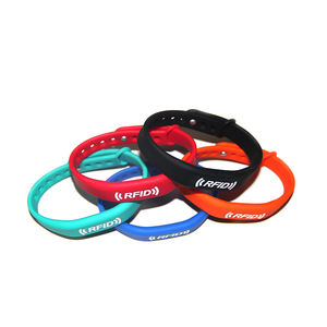 색상 사용자 정의 ISO14443A RFID 현금없는 지불 팔찌 MIFARE DESFire EV1 2K NFC 팔찌 - Product Image 6