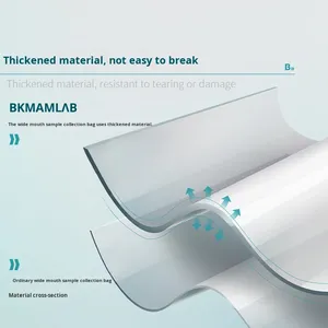 ถุงเก็บตัวอย่างน้ำแบบปลอดเชื้อชนิดเปิดกว้างสำหรับนักปั่นจักรยาน  แบบใช้แล้วทิ้ง  ทรงกลมก้นตั้ง  ผสมซัลเฟอร์ - Product Image 2