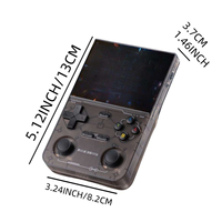 Console de jeu portable rétro populaire K36, écran IPS de 3,5 pouces, 10 000 jeux intégrés, émulateur pour PS1/PSP, lecteur de poche portable