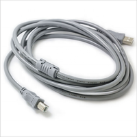 Cable de impresora USB directo de fábrica Cable de datos de alta velocidad de cobre puro gris para uso de oficina de computadora de impresora