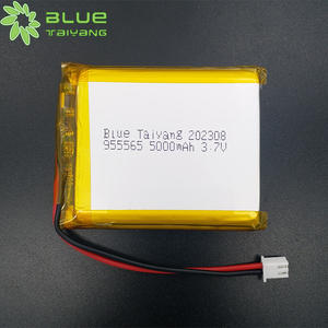 Заводская цена 955565 3,7 В 5000 мАч Липовая батарея с Pcm литий-ионный полимерный аккумулятор 3,7 вольт литиевая полимерная батарея 5000 мАч - Product Image 1