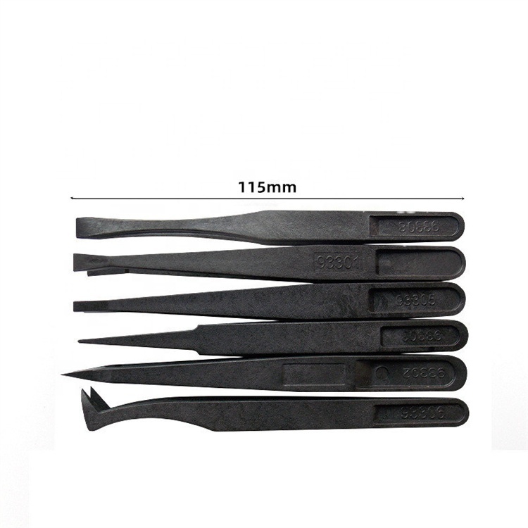 Wholesale High Quality Antistatic Esd Plastic Tweezers Antistatic Tweezers For Industry