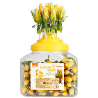 Sucette liquide au maïs fruité Petit Canard Jaune, bonbon tendance et très prisé, friandise douce pour enfants, bonbon du Nouvel An