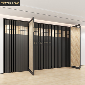 Hiện đại tùy chỉnh kim loại Pull-out Rack hiển thị trơn trượt cơ chế Trọng lượng nhẹ tầng thường vụ đơn vị cho triển lãm bán lẻ - Product Image 1