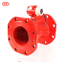 Vannes de détection de niveau d'eau manuelles à conductivité en fonte ductile TF avec interrupteur de débit à bride pour systèmes de protection incendie
