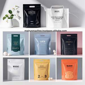 Sacs Mylar découpés sur mesure, imprimés en héliogravure, résistants à l'humidité, de forme spéciale, avec fermeture Ziplock, pour biscuits et bonbons, 8ème génération, 3,5 x 7g, qualité alimentaire - Product Image 4