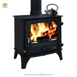 Yinlong Home heating stove European cast iron fireplace Villa self-built built-in wood-burning real fire fireplace