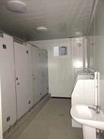 Mobile Préfabriqué Modulaire Conteneur Toilette Portable Toilettes Conteneur D'expédition Salle De Bains Publique à Vendre
