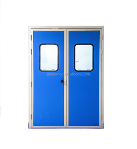 Ginee pintu otomatis kantor medis ruang operasi pembersih logam untuk rumah sakit atau Lab - Product Image 3