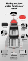 Nouveau design 2025 – Bateau de pêche pliable en PE pour 4-6 personnes, 2,2m-3,8m, segmentable, portable et détachable