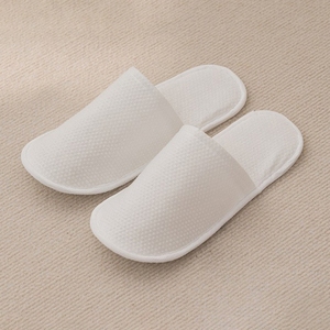 EastWest, zapatillas de hotel desechables personalizadas de forro polar de Coral ecológicas biodegradables de alta calidad y baratas para mujeres y hombres - Product Image 3