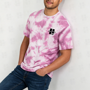 T-shirt homme style tie-dye, coupe classique, qualité supérieure, 250 g/m², streetwear, été. - Product Image 3