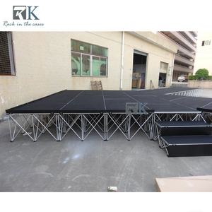 เวทีแพลตฟอร์มไรเซอร์แบบพับได้สำหรับงานติดตั้งด้วยขั้นตอนคีย์หกเหลี่ยม - Product Image 1