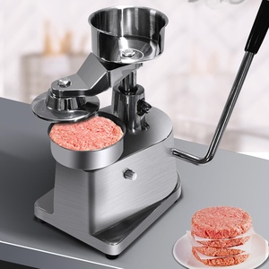 Presse manuelle à faible coût pour former des galettes de burger, machine commerciale en acier inoxydable pour restaurant, barbecue, cuisine, 100-130-150 mm - Product Image 3