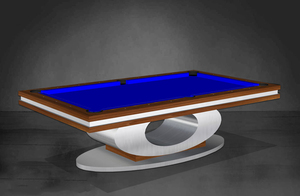 Table de <span class=keywords><strong>billard</strong></span> contemporaine de luxe de 9 pieds Table de <span class=keywords><strong>billard</strong></span> professionnelle en ardoise avec pieds en bois massif et accessoires de queue - Product Image 3