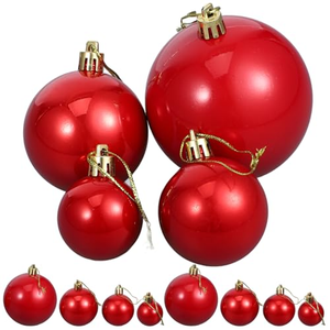 3/4/6/8/10/15/20/25/30/40/50/60cm Xmas Large Plastic Christmas Ball Silver Red Gold Shatterproof Christmas Ball <b>Tree</b> <b>Ornaments</b> - Product Image 1