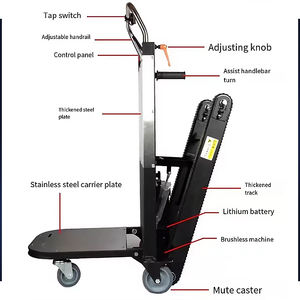 Dispositivo Automatico per Salire le Scale Silenzioso Pieghevole Elettrico Macchina Saliscale a Cingoli Veicolo di Trasporto - Product Image 4