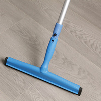 Kit Professionnel d'Outils de Nettoyage de Vitres en Microfibre avec Perche d'Extension
