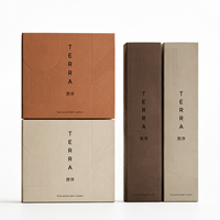Caja de Papel Rígido con Relieve Moderno, Personalizada y Desechable, con Recubrimiento UV para Empaque de Té