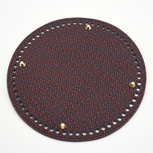 19cm Cirble Braided PU Leather Knitting Bag Bottom <strong>Fake</strong> Leather <strong>Handbag</strong> Base - Product Image 6