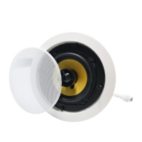 Sistema de megafonía IP HIFI de alta calidad con altavoz de techo, amplificador y soporte para reproducción en red para gestión por aplicación móvil