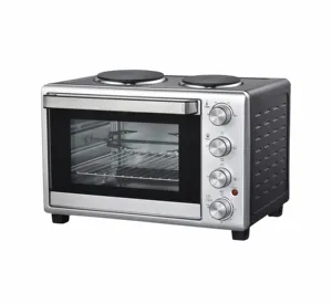 65L 3600W Original Factory Supply Electric Oven With Dual Hot Plates Convection Rotisserie Grill Rotation Oven Oven Electric