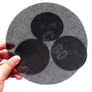 Disques abrasifs en maille ronds et carrés 125 mm 150 mm à fixation auto-agrippante pour le bois - Product Image 4