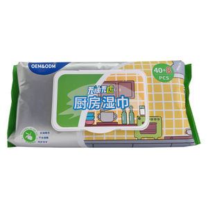 Lingettes humides pour le nettoyage des vitres, lingettes pour voiture, lingettes nettoyantes parfumées à l'eau, lingettes douces de luxe <span class=keywords><strong>sans</strong></span> plastique, naturelles - Product Image 3