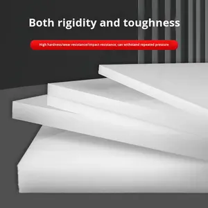 PEボード乳白色食品グレード耐摩耗性低温耐性カスタムパンチプラスチックシート - Product Image 3