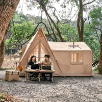 Grande tente familiale gonflable, installation rapide, plage, pique-nique, camping et rassemblements en plein air, imperméable, 16 m², 4 saisons, PU3000