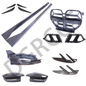 Pour M3 G80 Coupé à deux portes 2020-2024, ensemble complet d'accessoires de spoiler avant et arrière modifiés en fibre de carbone - Product Image 5