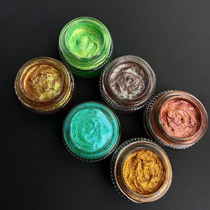 Maquillage personnalisé MLM, gel haute pigmentation, imperméable, 8g, fard à paupières multicolores pour le visage et le corps, marque privée, paillettes scintillantes - Product Image 3