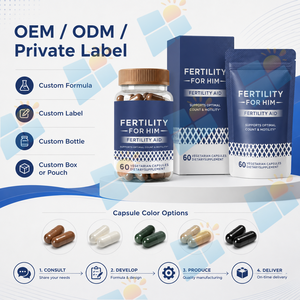 Cápsulas de Apoyo a la Fertilidad Masculina de Marca Privada OEM/ODM, Fórmula Personalizada, Complejo de Vitalidad Masculina, Píldoras Nutricionales para Hombres Adultos - Product Image 6