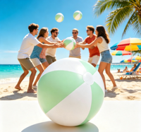Ballon de plage gonflable en PVC vinyle durable de haute qualité, imprimé avec logo personnalisé, taille spécifique, pour promotion, éducation et assurance
