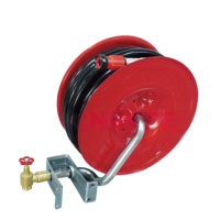 Enrouleur de tuyau d'incendie industriel robuste de type français 25 mm 33 mm à grand diamètre, mural, pour la protection incendie des bâtiments commerciaux