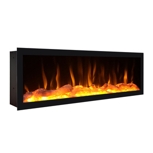 Chimenea Eléctrica Decorativa Moderna Integrada Longhua Flame de 40 Pulgadas Sin Calefactor - Product Image 5