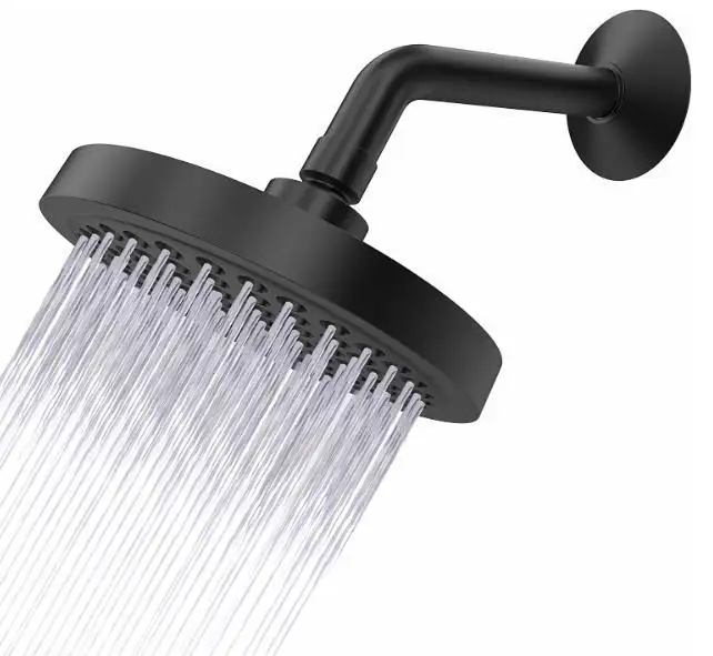 6 inch Shower pressurized luxury modern shower heads bathroom showerhead full plating top shower head