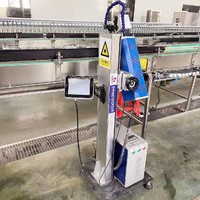 30W 60W Laser-Datumsdruckmaschine CO2-Laserdrucker Laserstrahldrucker für PET-Flaschen Glasflaschen Verfallsdatum-Markierer