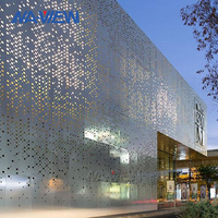 Foshan Design moderne Revêtement en aluminium rentable Façade en métal Feuille d'aluminium décorative extérieure pour murs rideaux